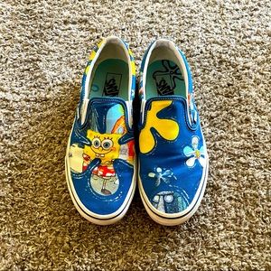 VANS limited Edition Sponge Bob slip on sneakers